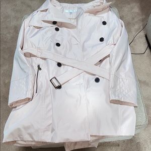 Pale Pink Trench Knee Length—Gorgeous!🌸